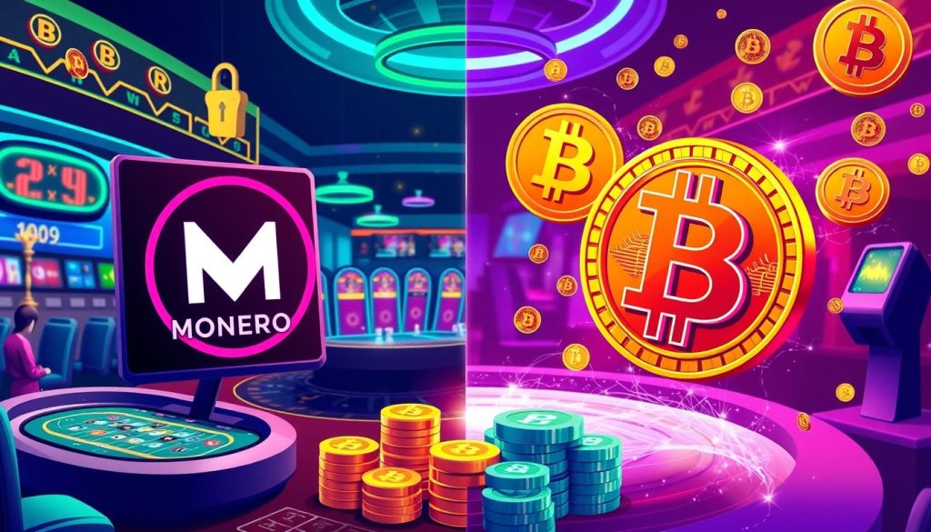 Monero vs Bitcoin in cryptocurrency gambling